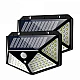 Set 2 Lampi ULTRA 100 LED Solare cu senzor de miscare si lumina 3 moduri ILUMINARE Set 2 Lampi ULTRA 100 LED Solare cu senzor de miscare si lumina 3 moduri ILUMINARE