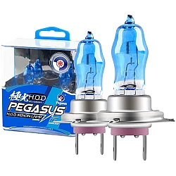 Set 2 becuri Pegasus H7 Xenon EFFECT halogen putere 100W 1500 lumeni temperatura 6000K 