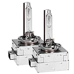 Set 2 becuri Xenon D1R White auto pentru far suport metalic 35W 6000K