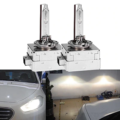 Set 2 becuri Xenon D1R White auto pentru far suport metalic 35W 6000K Set 2 becuri Xenon D1R White auto pentru far suport metalic 35W 6000K