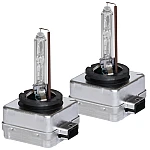 Set 2 becuri Xenon D1S White auto pentru far suport metalic 35W 6000K