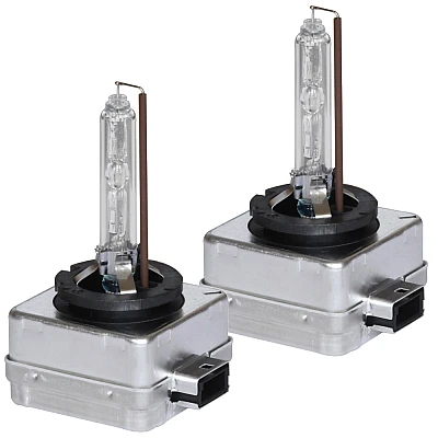Set 2 becuri Xenon D1S White auto pentru far suport metalic 35W 6000K Set 2 becuri Xenon D1S White auto pentru far suport metalic 35W 6000K