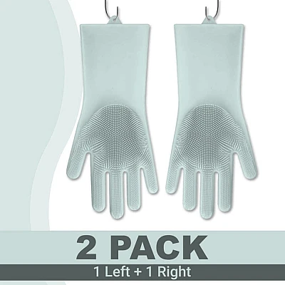 Set 2 manusi profesionale din silicon pentru spatal vase Set 2 manusi profesionale din silicon pentru spatal vase