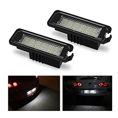 Set 2 x lampi numar LED Volkswagen GOLF 4/5 PASSAT PASSAT CC BEETLE PHAETON EOS SCIROCCO Set 2 x lampi numar LED Volkswagen GOLF 4/5 PASSAT PASSAT CC BEETLE PHAETON EOS SCIROCCO