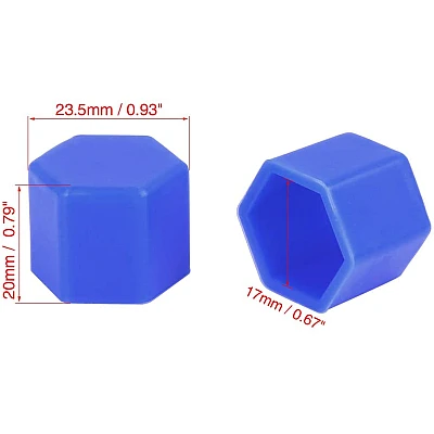 Set 20 capace prezoane 17" ALBASTRE din Silicon pentru jante Set 20 capace prezoane 17" ALBASTRE din Silicon pentru jante