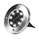 Set 4 Lampi Solare METALICE Argintii Disk Lights pentru gradina AX Set 4 Lampi Solare METALICE Argintii Disk Lights pentru gradina AX