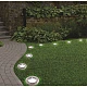 Set 4 Lampi Solare METALICE Argintii Disk Lights pentru gradina AX Set 4 Lampi Solare METALICE Argintii Disk Lights pentru gradina AX