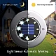 Set 4 Lampi Solare METALICE Argintii Disk Lights pentru gradina AX Set 4 Lampi Solare METALICE Argintii Disk Lights pentru gradina AX