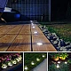 Set 4 Lampi Solare METALICE Argintii Disk Lights pentru gradina AX Set 4 Lampi Solare METALICE Argintii Disk Lights pentru gradina AX