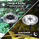 Set 4 Lampi Solare METALICE Argintii Disk Lights pentru gradina AX Set 4 Lampi Solare METALICE Argintii Disk Lights pentru gradina AX