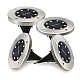 Set 4 Lampi Solare METALICE Disk Lights Argintii pentru gradina LY Set 4 Lampi Solare METALICE Disk Lights Argintii pentru gradina LY