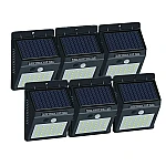 Set 6 Lampi BRIGHT 30 LED Solare cu senzor de miscare si lumina 1 mod ILUMINARE Set 6 Lampi BRIGHT 30 LED Solare cu senzor de miscare si lumina 1 mod ILUMINARE