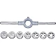Set Filiere de Mana cu Suport M3-M12 - 8 Filiere Set Filiere de Mana cu Suport M3-M12 - 8 Filiere