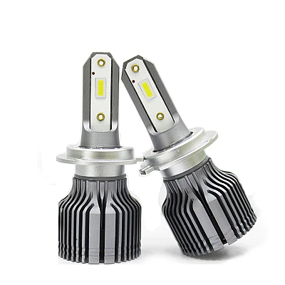 Set de 2 Lampi T3 H7 LED Auto cu o faza temperatura 6500K putere 36W 3800LM