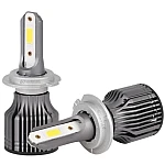 Set de 2 Lampi T3 H7 LED Auto cu o faza temperatura 6500K putere 36W 3800LM