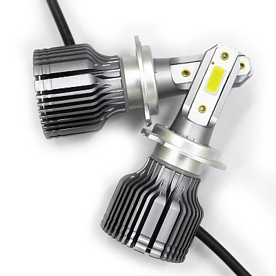 Set de 2 Lampi T3 H7 LED Auto cu o faza temperatura 6500K putere 36W 3800LM