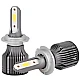 Set de 2 Lampi T3 H7 LED Auto cu o faza temperatura 6500K putere 36W 3800LM