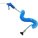 Set pistol de suflat aer furtun spirala de 5 m T de conectare camion Set pistol de suflat aer furtun spirala de 5 m T de conectare camion