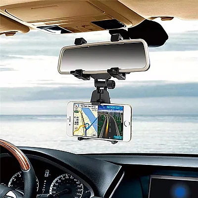 Suport telefon JHD-97 cu prindere pe oglinda retrovizoare Suport telefon JHD-97 cu prindere pe oglinda retrovizoare