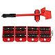 Kit Mutat Mobilier 4 Platforme cu roti + 1 Parghie metalica Kit Mutat Mobilier 4 Platforme cu roti + 1 Parghie metalica