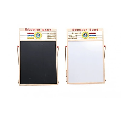 Tabla magnetica de scris cu doua fete si socotitoare Education Board Mare 46cm x 41cm Tabla magnetica de scris cu doua fete si socotitoare Education Board Mare 46cm x 41cm