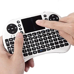 Tastatura Mini I8 Touchpad Alba Tastatura Mini I8 Touchpad Alba