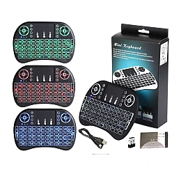 Tastatura Mini I8 Touchpad Neagra Tastatura Mini I8 Touchpad Neagra