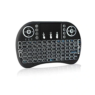 Tastatura Mini I8 Touchpad, Neagra Tastatura Mini I8 Touchpad, Neagra