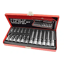 Trusa 18 Biti Torx 1/2 "- 1/4" 