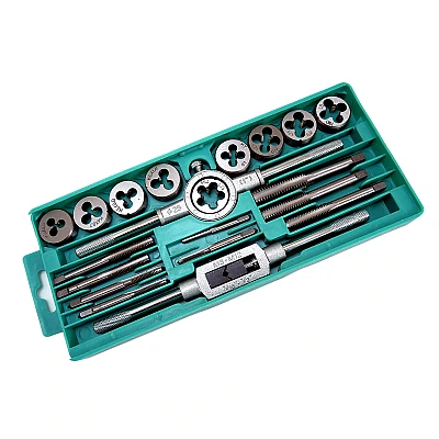 Trusa 20 filiere M3-M12 si tarozi 3-12mm Trusa 20 filiere M3-M12 si tarozi 3-12mm
