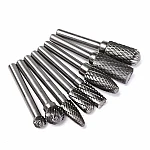 Trusa 8 Freze CARBURA 6mm MARI pentru Metal 