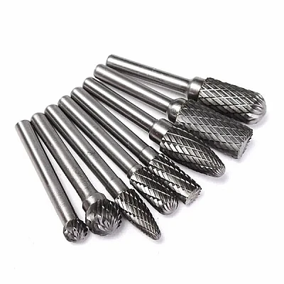 Trusa 8 Freze CARBURA 6mm MARI pentru Metal Trusa 8 Freze CARBURA 6mm MARI pentru Metal