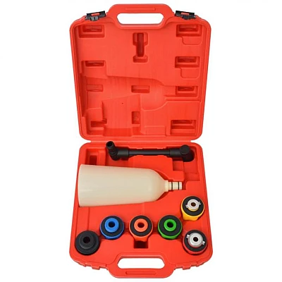 Trusa 8 piese umplere cu ulei motor ALUMINIU Trusa 8 piese umplere cu ulei motor ALUMINIU
