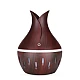 Umidificator de Aer 130ml LED DARK WOOD HUS 02-3 Difuzor Umidificator de Aer 130ml LED DARK WOOD HUS 02-3 Difuzor