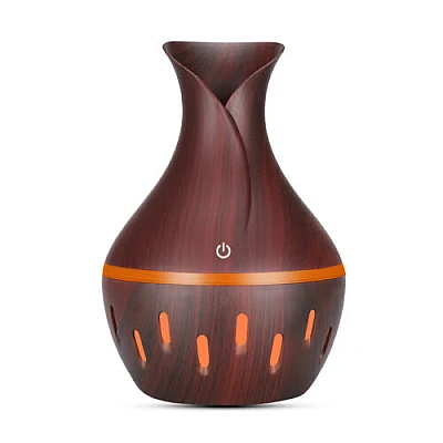 Umidificator de Aer 130ml LED LIGHT WOOD HUS 02-5 Difuzor Umidificator de Aer 130ml LED LIGHT WOOD HUS 02-5 Difuzor