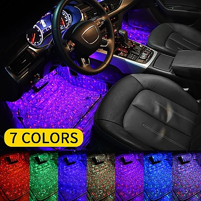 Set 4 Lumini Interior Auto A10 USB LED RGB Star Light Set 4 Lumini Interior Auto A10 USB LED RGB Star Light