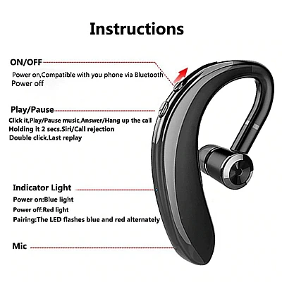 Casca Bluetooth S109 BUSINESS Negru Casca Bluetooth S109 BUSINESS Negru