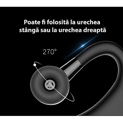 Casca Bluetooth S109 BUSINESS Negru Casca Bluetooth S109 BUSINESS Negru