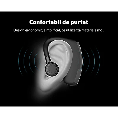 Casca Bluetooth S109 BUSINESS Negru Casca Bluetooth S109 BUSINESS Negru