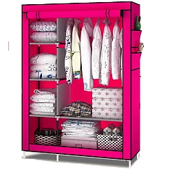Dulap ROZ Haine 2 compartimente Textil 