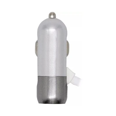 Încărcător auto 3in1 cu cablu micro USB încorporat 4.2A Argintiu Încărcător auto 3in1 cu cablu micro USB încorporat 4.2A Argintiu