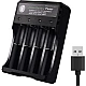 Incarcator MS-5D84A4 Acumulatori 4.2V Li-Ion 18650 cu 4 Porturi la USB AX