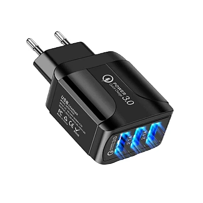 Incarcator Retea Quick Charge 3XUSB 3.0 Incarcator Retea Quick Charge 3XUSB 3.0