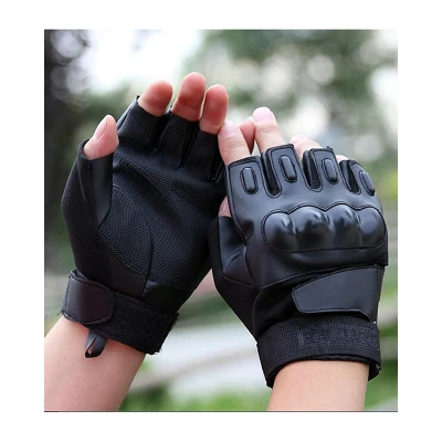 Manusi Biker L NEGRE Jumatate de deget Manusi Biker L NEGRE Jumatate de deget