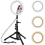 Lampa Ring Light LED 8" Circulara cu Lumina rece / naturala / calda