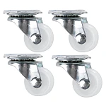 4 X Roti Albe MEDII 75mm Pivotante Albe ROTILE