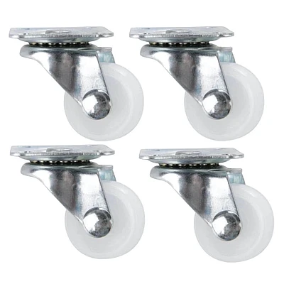 4 X Roti Albe MEDII 75mm Pivotante Albe ROTILE 4 X Roti Albe MEDII 75mm Pivotante Albe ROTILE