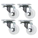 4 X Roti Albe MEDII 75mm Pivotante Albe ROTILE 4 X Roti Albe MEDII 75mm Pivotante Albe ROTILE