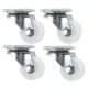 4 X Roti Albe MICI 50mm Pivotante Albe ROTILE 4 X Roti Albe MICI 50mm Pivotante Albe ROTILE