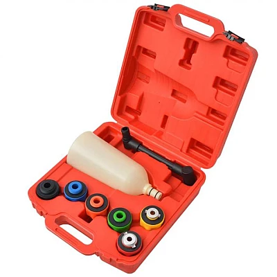 Trusa 8 piese umplere cu ulei motor ALUMINIU Trusa 8 piese umplere cu ulei motor ALUMINIU